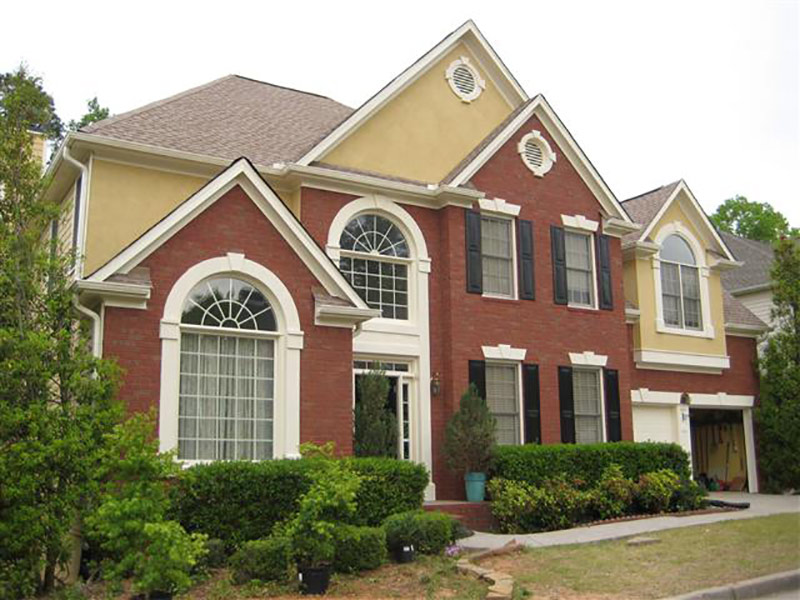 Exterior view of remodeled home